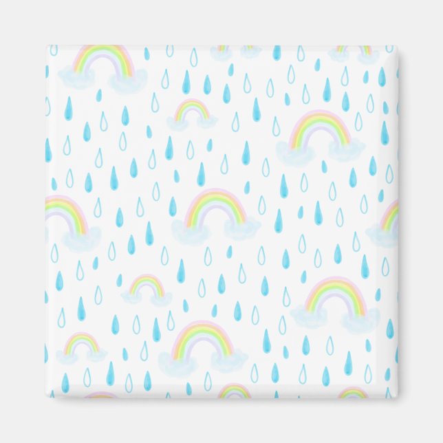 Regenbogen-Träume Magnet (Vorne)