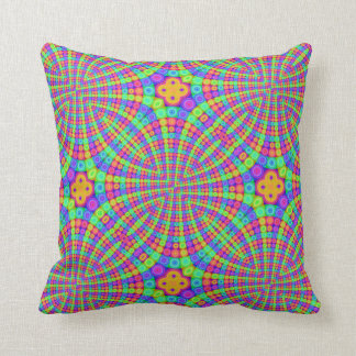 Regenbogen-Trippy Kreis-Kissen Kissen