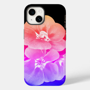 Regenbogen-Tropische Stilisierte Blumen Case-Mate iPhone 14 Hülle
