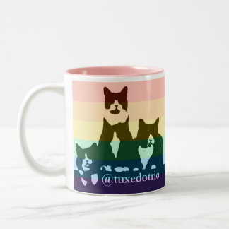Regenbogen TuxedoTrio Tasse