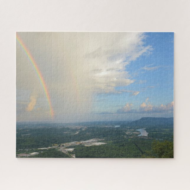 Regenbogen über Chattanooga, Tennessee - 16x20 Zol (Horizontal)