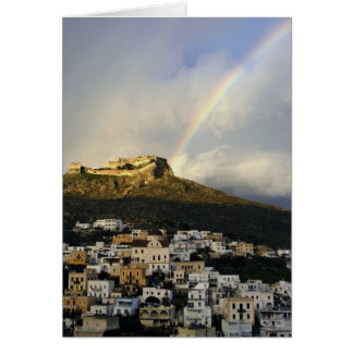 Regenbogen über dem Kastro