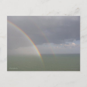 Regenbogen über dem Ozean II Postkarte