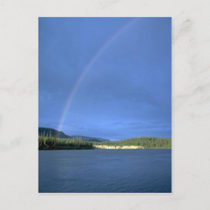Regenbogen über den Nahanni River, NWT, Kanada Postkarte