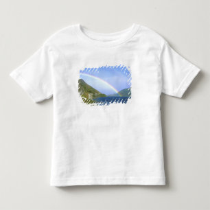 Regenbogen über Hawea Lake, South Island, New Kleinkind T-shirt