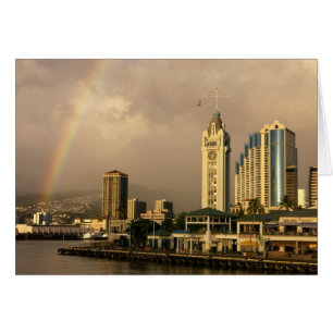 Regenbogen über Honolulu, Hawaii, USA 2