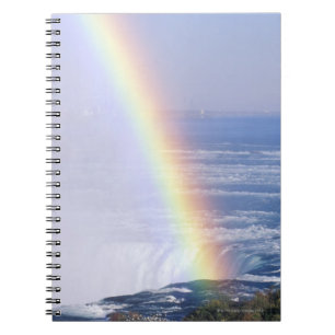 Regenbogen über Niagara Falls, New York Notizblock