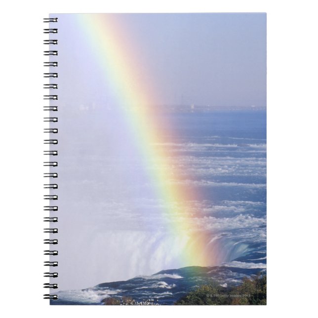 Regenbogen über Niagara Falls, New York Notizblock (Vorderseite)