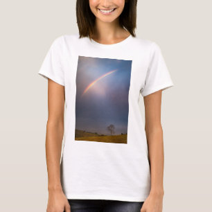 Regenbogen und Baum-Landschaft T-Shirt