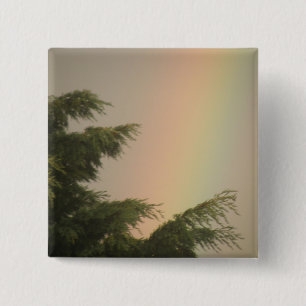 Regenbogen- und Baumschaltfläche Button