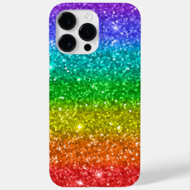 Regenbogen und Glitzer Case-Mate iPhone 14 Pro Max Hülle