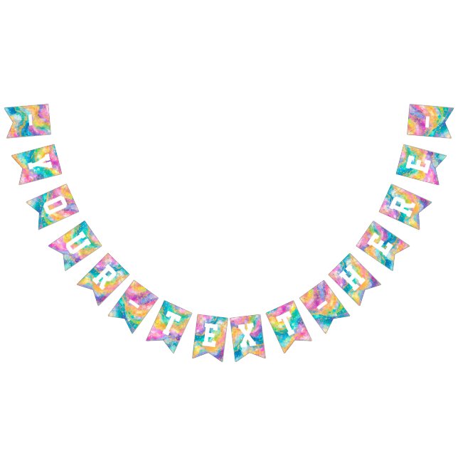 Regenbogen und Gold-Banner Wimpelkette (Alle)