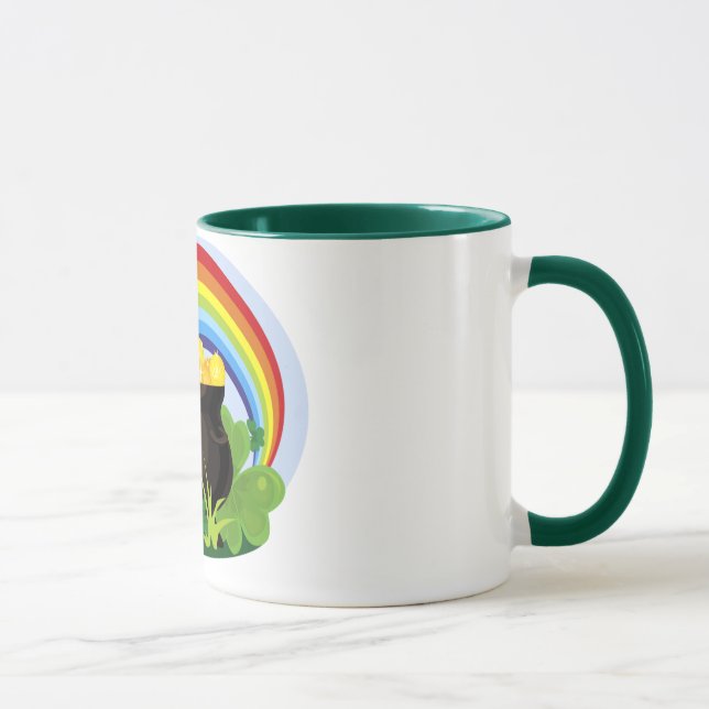 Regenbogen und Goldtopf Tasse (Rechts)