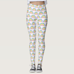 Regenbogen und Herz für Wasserfarben Leggings