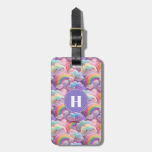 Regenbogen und Herzen Gepäckanhänger