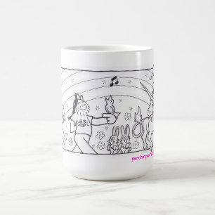 Regenbogen-und Unicorns-Tasse Kaffeetasse