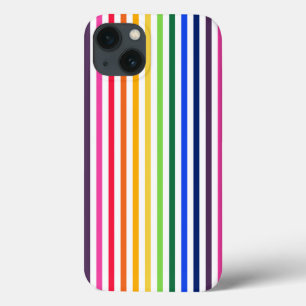 Regenbogen- und weiße Streifen Case-Mate iPhone-Hü iPhone Hülle