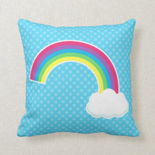 Regenbogen und Wolke Kissen