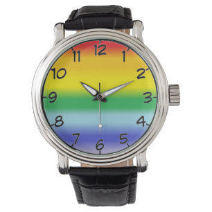 Regenbogen v1 armbanduhr