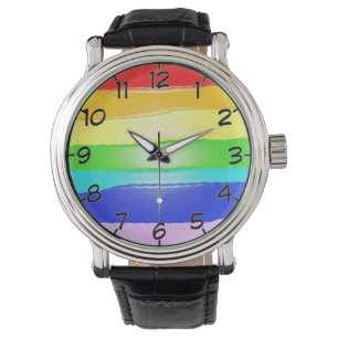 Regenbogen v2 armbanduhr