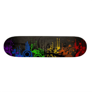 Regenbogen-Vektor Skateboard