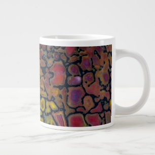 Regenbogen versteinertes Dinosaurierskelett Jumbo-Tasse