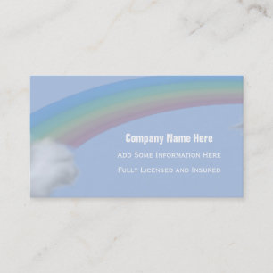 Regenbogen: Visitenkarten Visitenkarte