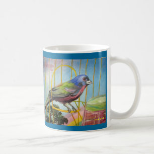 Regenbogen-Vogel-Tasse Kaffeetasse