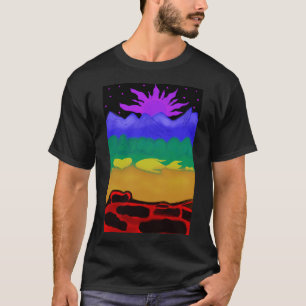 Regenbogen vom Himmel zur Hölle T-Shirt