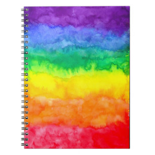 Regenbogen-Wäsche-Notizbuch Notizblock