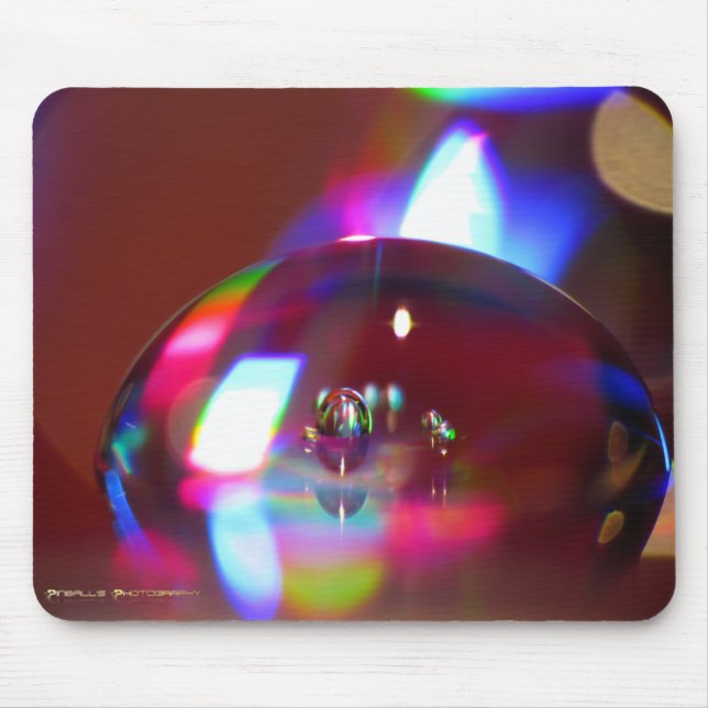 Regenbogen-Wasser-Tropfen (Mousepad) Mousepad (Vorne)