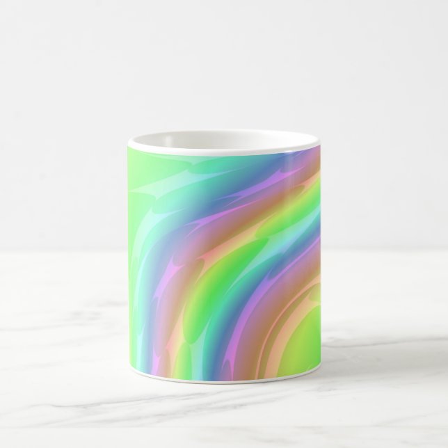 Regenbogen-Wasserfall Kaffeetasse (Mittel)