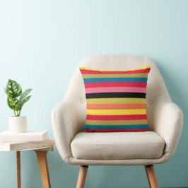 Regenbogen Wasserfall Streifen Kissen