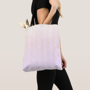 Regenbogen Waves Abstrakt Beach Mermaid Scales Tasche