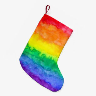 Regenbogen-Weihnachtszeit-Strumpf Kleiner Weihnachtsstrumpf