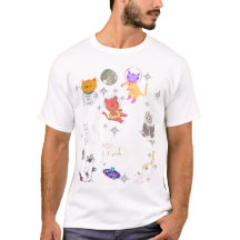 Regenbogen Weltraum Katzen Galaxie Träume Cute Kaw