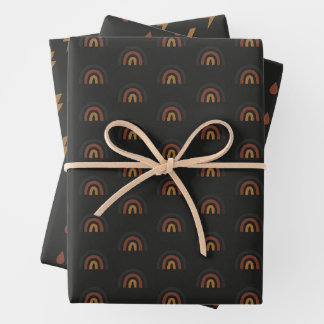 Regenbogen-Wetter-Geschenkpapier Geschenkpapier Set