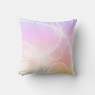Regenbogen Wirbel Gelb Rosa Kissen Kissen
