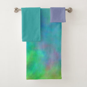 Regenbogen Wolken Bath Badhandtuch Set
