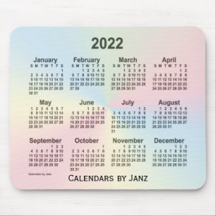 Regenbogen-Wolken-Kalender 2022 durch Janz Mousepad