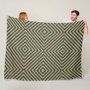 Regenbogen X - Fleece-Decke Fleecedecke