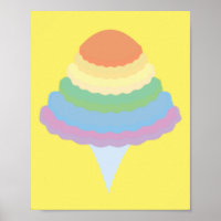 Regenbogen Zuckerwatte