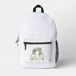 Regenbogen Zurück zu Schulgeschenk Geschenk Lehrer Bedruckter Rucksack