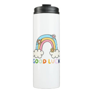 Regenbogen Zurück zur Schule Geschenk Lehrer Gesch Thermosbecher