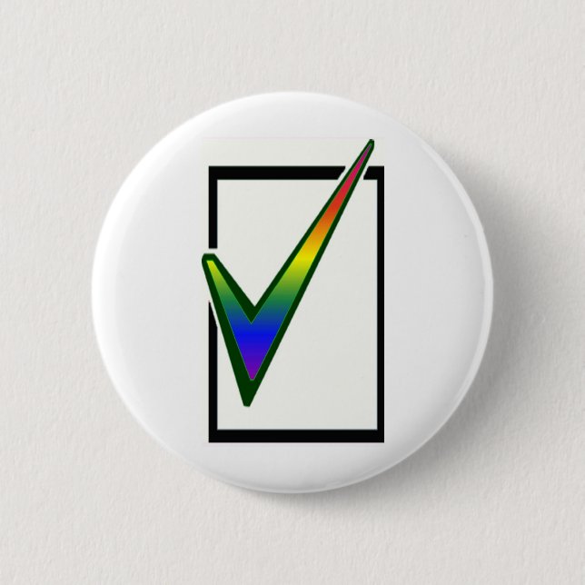 Regenbogenabstimmung Button (Vorderseite)