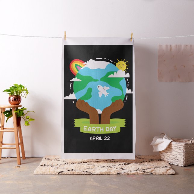 Regenbogenafrikanischer Stoff (Beispiel)