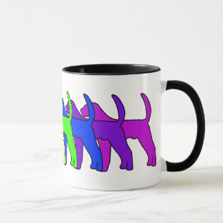 Regenbogenamerikanischer Foxhound Tasse