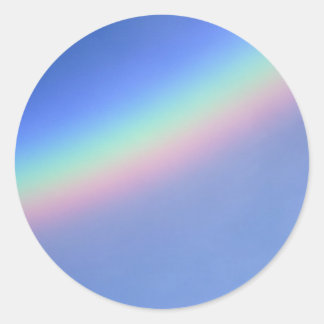 Regenbogenaufkleber Runder Aufkleber