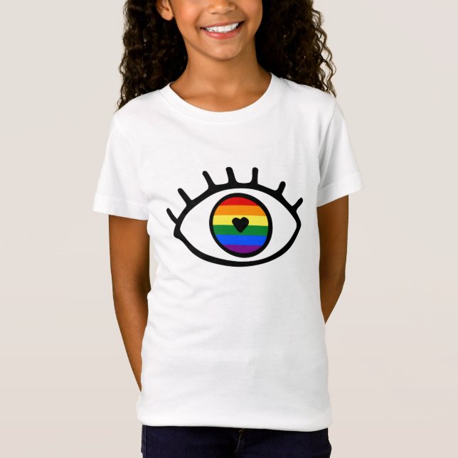 Regenbogenauge T-Shirt (Vorderseite)