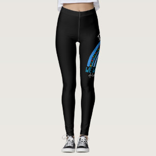 Regenbogenautismus Im April tragen wir Blauautismu Leggings